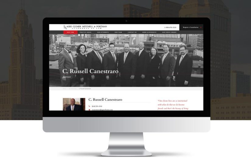 Agee Clymer Mitchell & Portman - SEO and Web Development Services screenshot 1